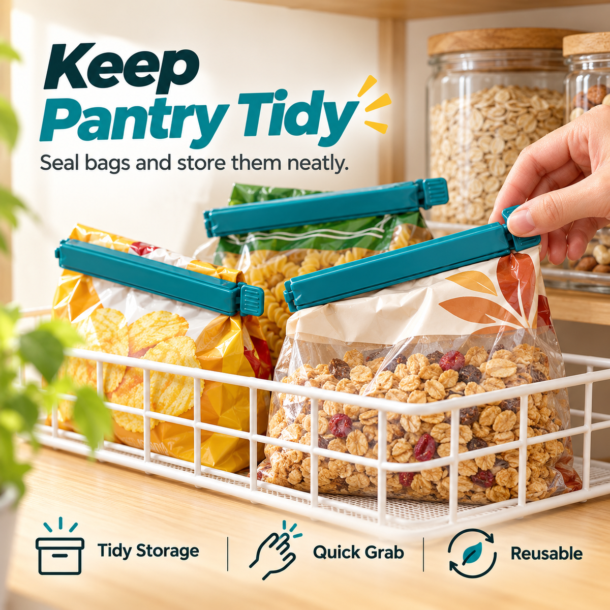 Food Bag Sealing Clips