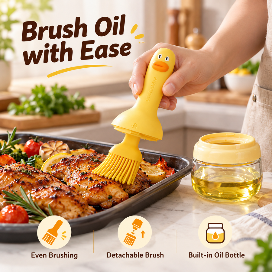 Oil Dispenser Brush Bottle