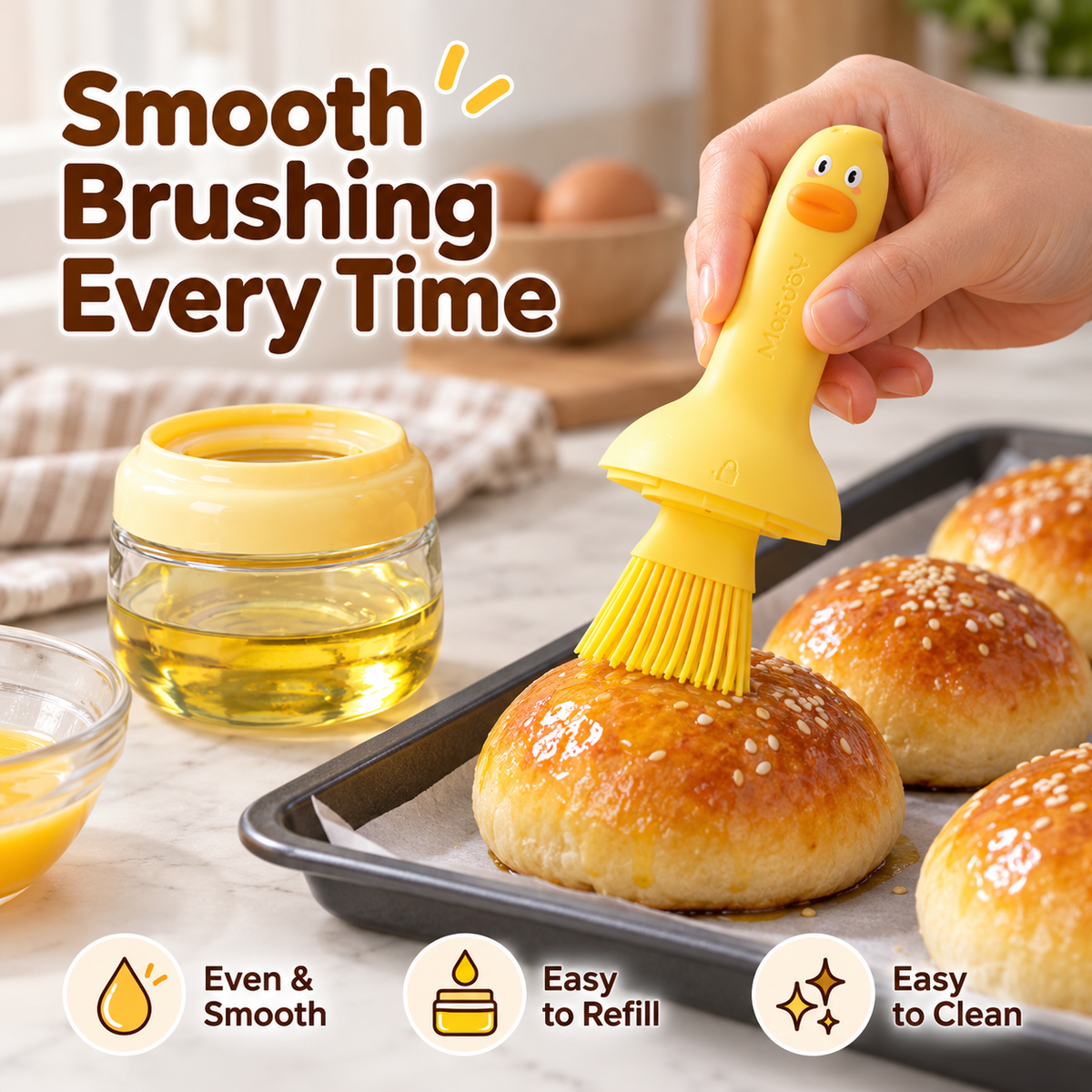 Oil Dispenser Brush Bottle