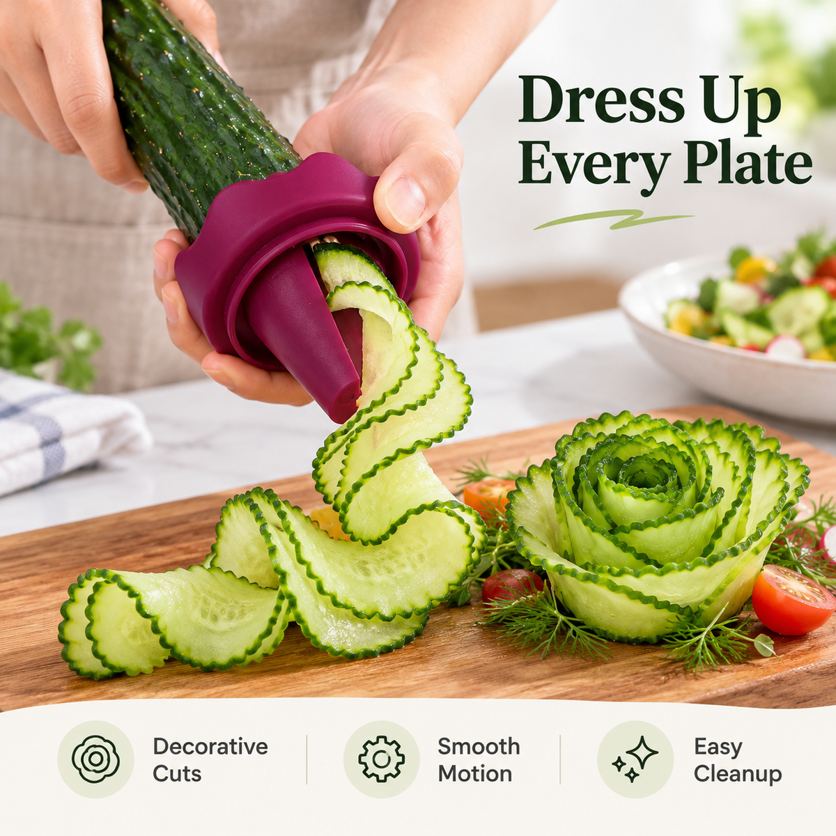 Handheld Vegetable Spiral Slicer