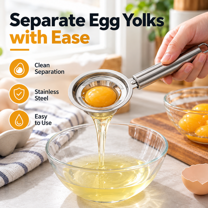 Stainless Steel Egg Separator